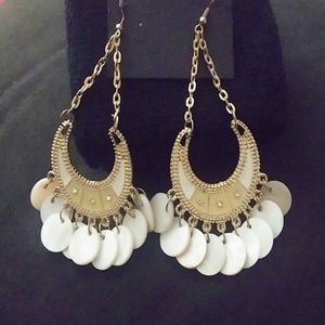 Vintage Gold Costume Earrings
