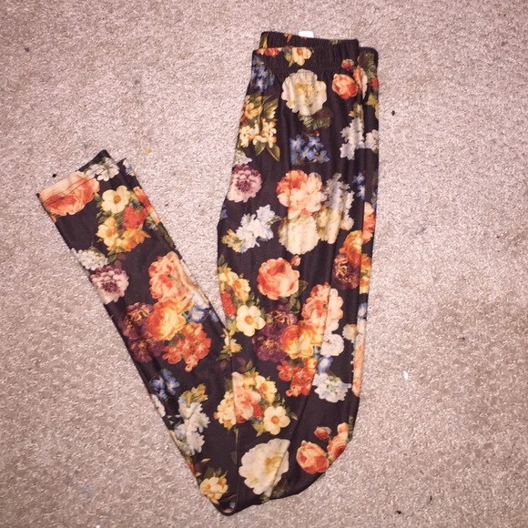 Brandy floral leggings