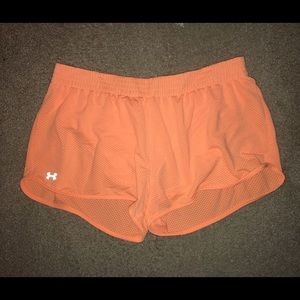 Orange Under Armour Shorts
