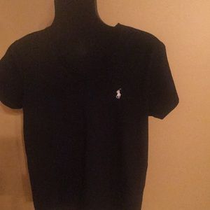 Black Ralph Lauren pull over.