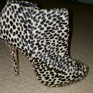 Victoria Secret leopard print boots