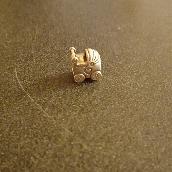 ❌SOLD ON MERC❌Pandora baby carriage charm