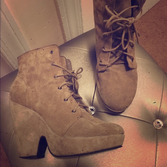 Suede Urban Outfitters booties