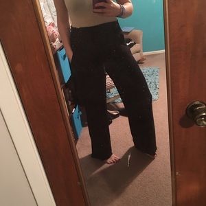 High Waisted Black Pants