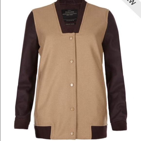 All Saints Lucas Bomber Jacket Size 2