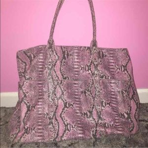 Snake Skin Pink Tote