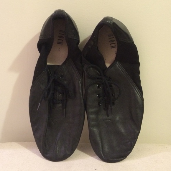 Bloch Black Leather Jazz Shoe size 7
