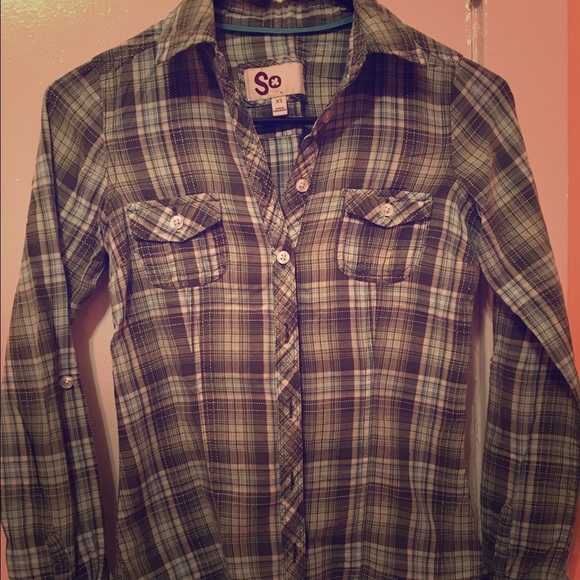 Green Flannel Shirt