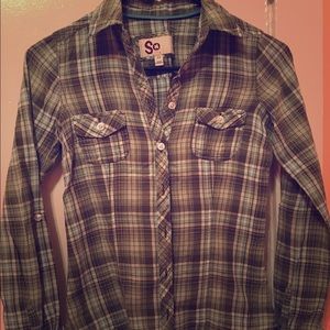 Green Flannel Shirt