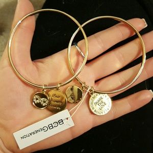 2 BCBG share the love bangles