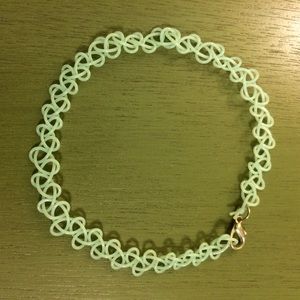 Jewelry - 3 TATTOO CHOKERS LOT BUNDLE MINT BLACK CLEAR Jewelry - 3 TATTOO CHOKERS LOT BUNDLE MINT BLACK CLEAR