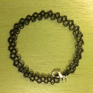 Jewelry - 3 TATTOO CHOKERS LOT BUNDLE MINT BLACK CLEAR Jewelry - 3 TATTOO CHOKERS LOT BUNDLE MINT BLACK CLEAR
