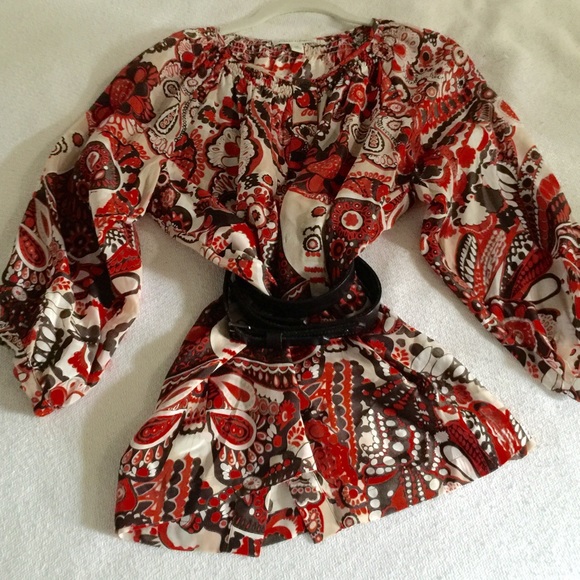Banana Republic Retro Chic Silk Blouse