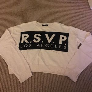 Crop sweater