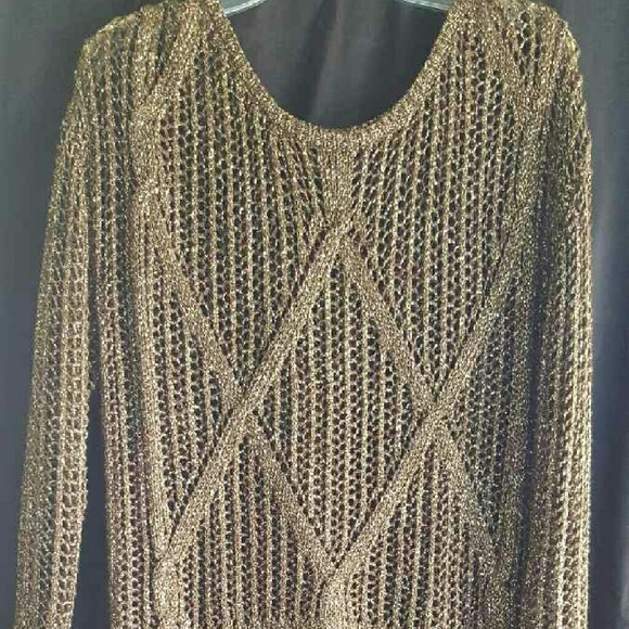 Adidas Sweaters - Sale $6  0 -- Gold Metallic Finish