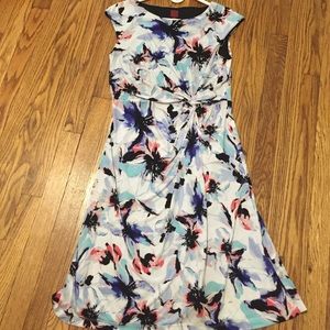 212 Collection Size M Floral Sheath Dress