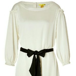 CATHERINE MALANDRINO Silk Delia Dress in Ivory CATHERINE MALANDRINO Silk Delia Dress in Ivory
