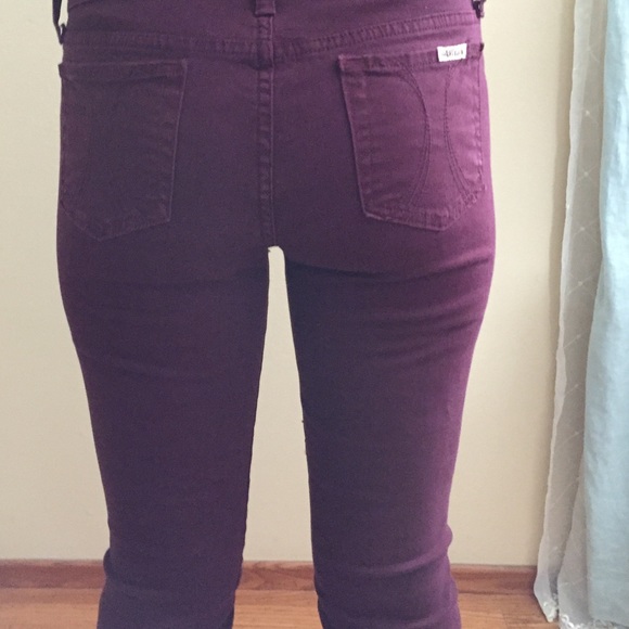 Maroon Jeans - Picture 2 of 3
