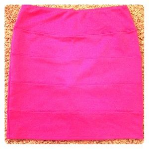 Hot pink bandage skirt