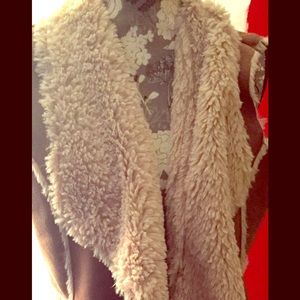 Faux Fur Shearling Style Vest