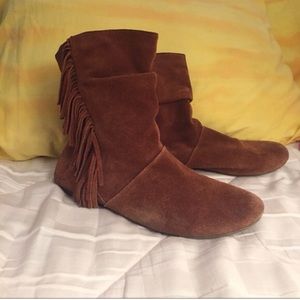 Aldo Fringe Booties