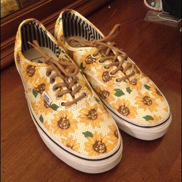 vans sunflower vans sunflower