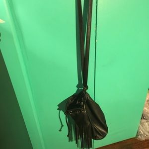Black cross body/shoulder purse
