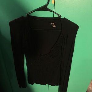 Black long sleeve shirt
