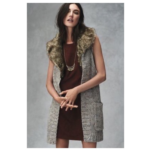 ⭐️Wish List⭐️Anthropologie Collared Sweater Vest
