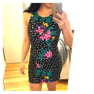 Minkpink Polka Dot & Floral Dress