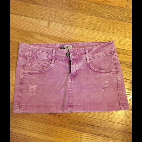 Zara Denim Miniskirt