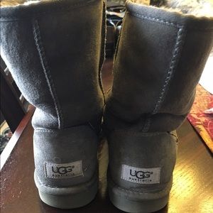 Short grey Ugg boots size 36