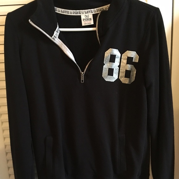 Pink half zip up