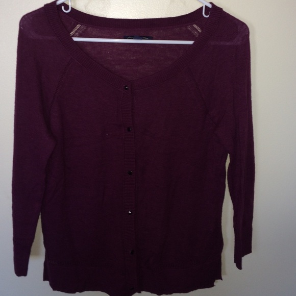 Purple American Eagle Cardigan