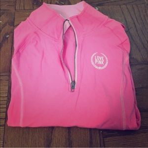 VS Pink Half Zip
