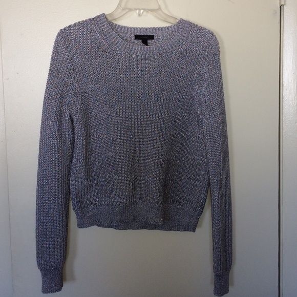 Multicolored Sparkly J. Crew Crewneck Sweater