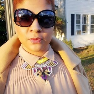 Braided Glamour Statement Necklace