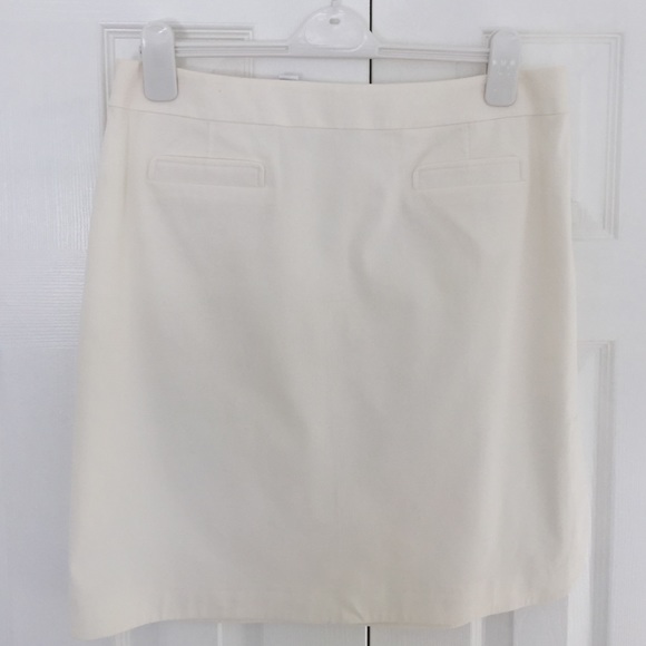 Talbots Petites White Skirt Size 14