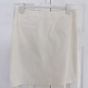Talbots Petites White Skirt Size 14