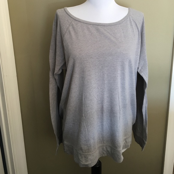 Grey Long Sleeve American Eagle Shirt
