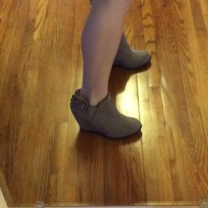 Maurice's suede booties