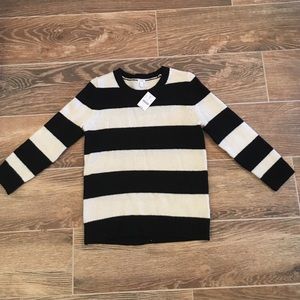 JCrew. Black and cream. Size small