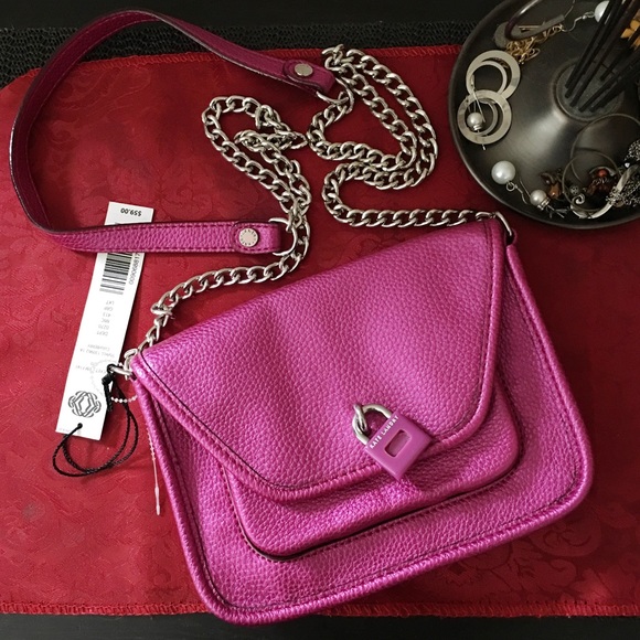 Kate Landry Handbags - Kate Landry Pink Mini Crossbody