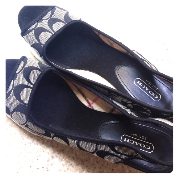 Coach heeled sandals