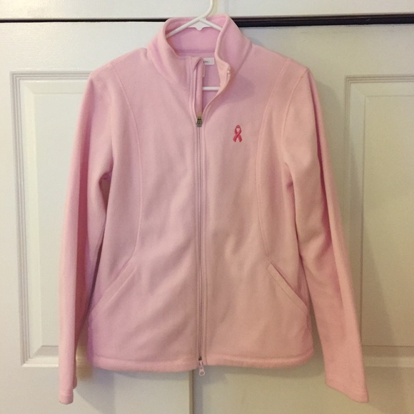 Pink breast cancer fleece jacket 🎀 - Picture 1 of 4