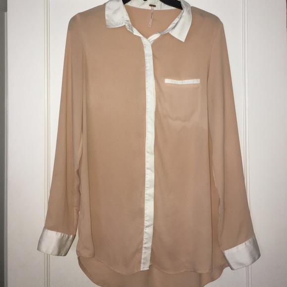 Free People Pajama Style Blouse