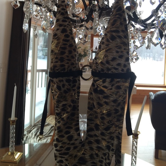 One piece Lepard Bathingsuit-Made by Guess