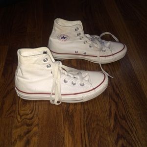 White high top Converse!