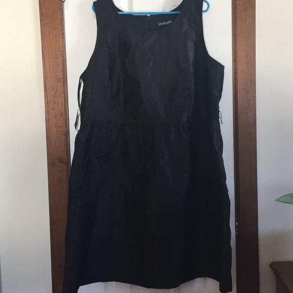 Black floral dress