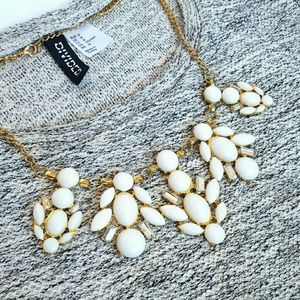 Chunky statement necklace